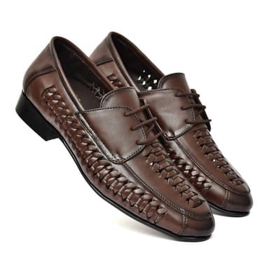 Air  net Brown Lace-Up Shoes