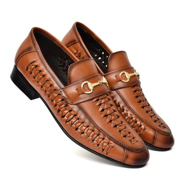 Air  net Tan Loafer Shoes
